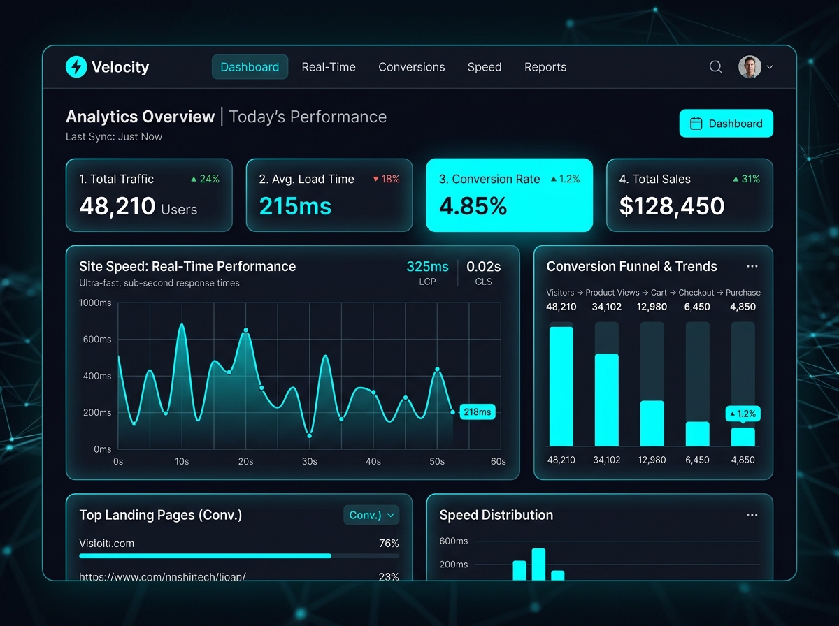 Website Performance Mockup